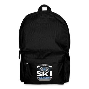 Skieur Ski Ski - Sac à dos - noir - Devant