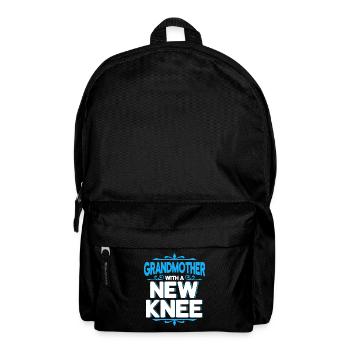 Großmutter mit neuem Knie - Rucksack - Schwarz - Vorne