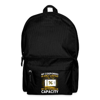 Coupon Shopper Discount Couponer Vente à prix réduit - Sac à dos - noir - Devant