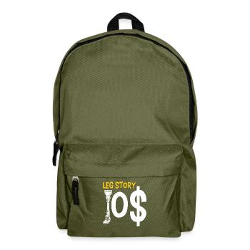 Handicap Amputierter Amputation Beinprothese - Rucksack - Olivgrün - Vorne