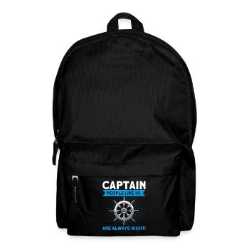 Amateurs de bateau Capitaine de bateau Capitaines - Sac à dos - noir - Devant