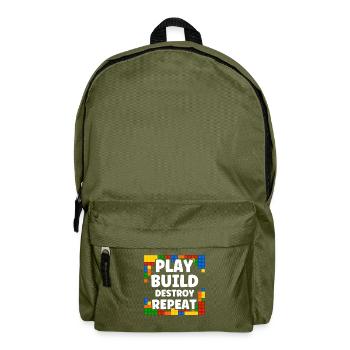 Repeat clamping block block - Backpack - olive green - Front
