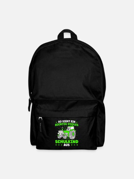 Richtig Cooles Schulkind Schulbeginn - Rucksack - Schwarz