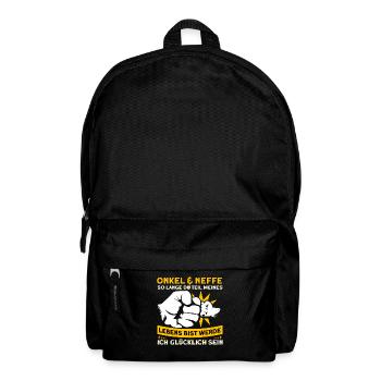 Onkel & Neffe Teil Meines Lebens Onkel - Rucksack - Schwarz - Vorne