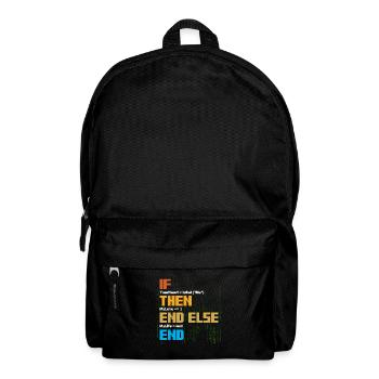 IF Your Heart Is Me Love Software Developer - Backpack - black - Front