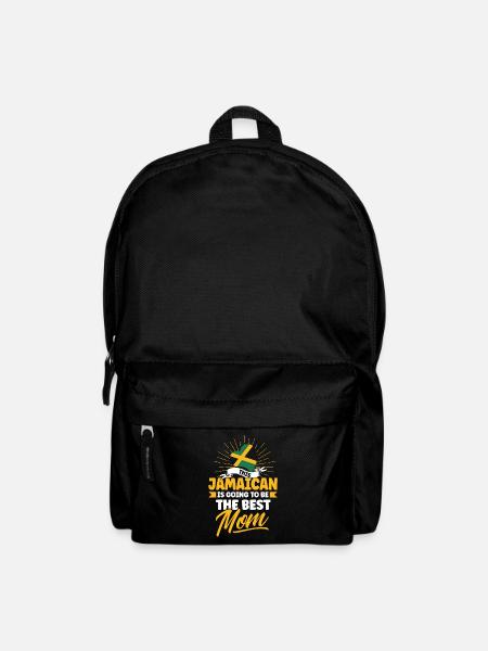 Jamaïque Jamaican Pride Drapeau jamaïcain - Sac à dos - noir