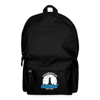 Norddeutsch Norden Nordsee Zitate Heimat Geschenk - Rucksack - Schwarz - Vorne