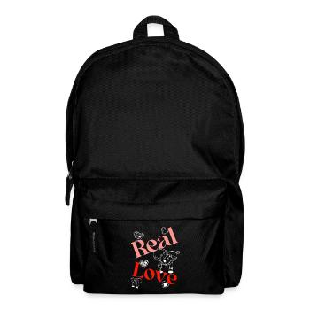 Real Love Design wunderschön - Rucksack - Schwarz - Vorne