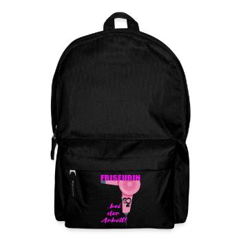 Friseurin wunderschönes Design für Friseurinen - Rucksack - Schwarz - Vorne
