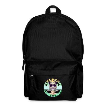 Kaffee Panda Coffee Break Time Kaffee Pause - Rucksack - Schwarz - Vorne