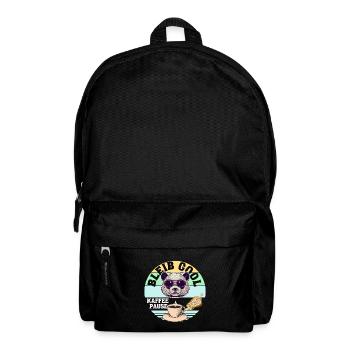 Kaffee Panda Coffee Break Time Kaffee Pause - Rucksack - Schwarz - Vorne