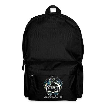 Fishing Angler Fishing Rod - Backpack - black - Front