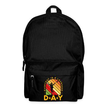 Everyday is a Lacrosse Day - Rucksack - Schwarz - Vorne