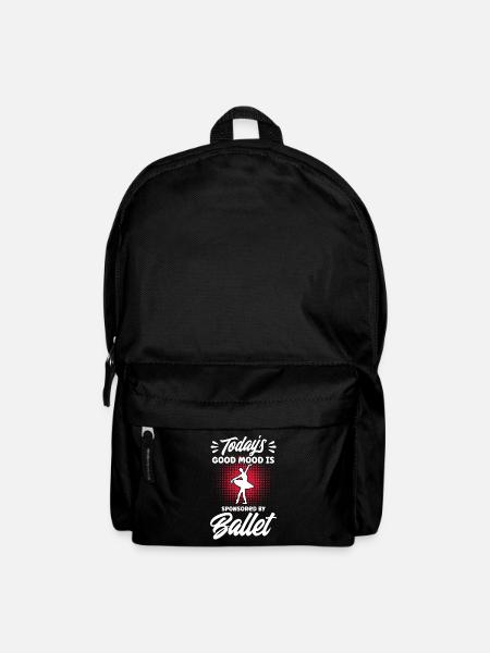 Ballett Mädchen Ballett tanzen Ballett Tanz - Rucksack - Schwarz