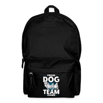 Hundeschlittenfahren Hundeschlitten Schlittenfahre - Rucksack - Schwarz - Vorne