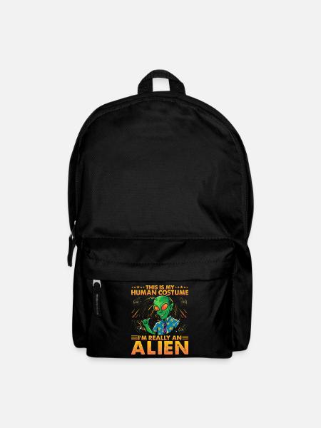 This is my Human Costume I'm really a Alien - Rucksack - Schwarz