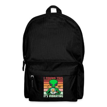 I found this it's vibrating Alien - Rucksack - Schwarz - Vorne