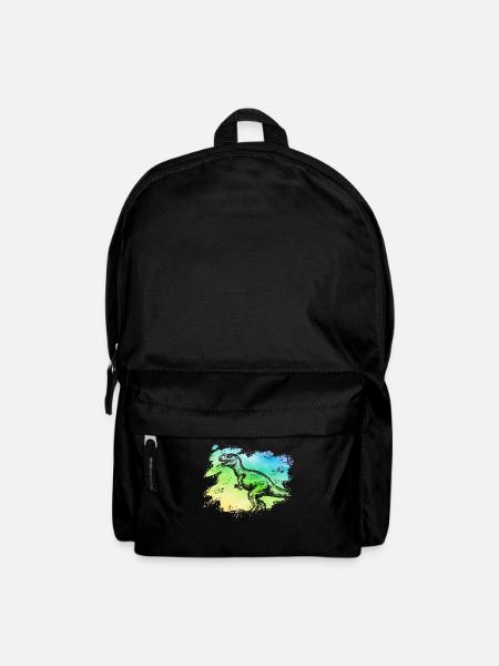 Dinosaurier - Rucksack - Schwarz