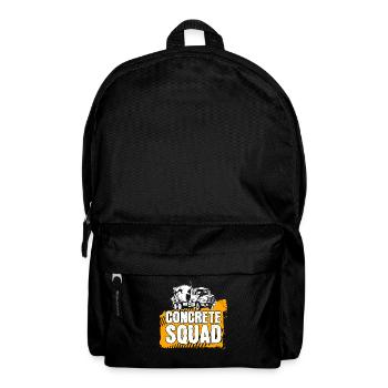 Betonbauer Betonmischer Stahlbetonbauer Geschenk - Rucksack - Schwarz - Vorne
