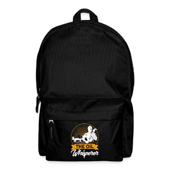 Working in Fracking Gas Workers Oilfield Workers - Backpack - black - Front