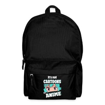 Anime It's Not Cartoon - Rucksack - Schwarz - Vorne