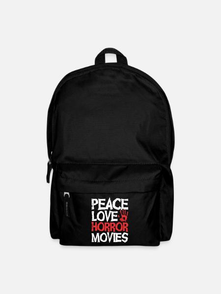 Horrorfilm Horrorfilm Gruselfilm Geschenk - Rucksack - Schwarz