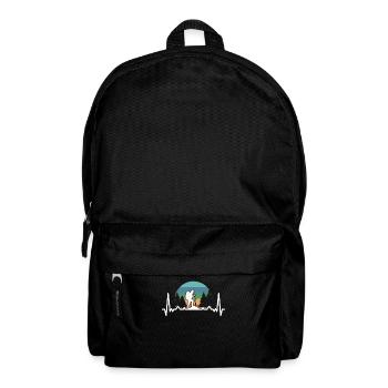 Montagnes Heartbeat Randonnée Alpinisme Aventure - Sac à dos - noir - Devant