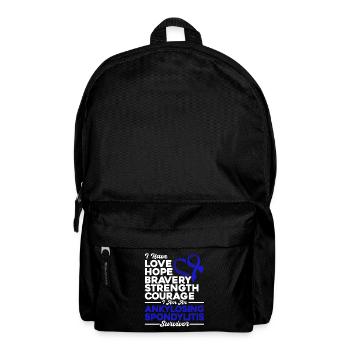 Spondylarthrite ankylosante Conscience Spondylarthrite ank - Sac à dos - noir - Devant