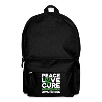 Celiac Awareness Green Ribbon Celiac Disease Überl - Backpack - black - Front