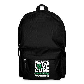 Cerebral Palsy Consciousness Green Loop Zereb - Backpack - black - Front