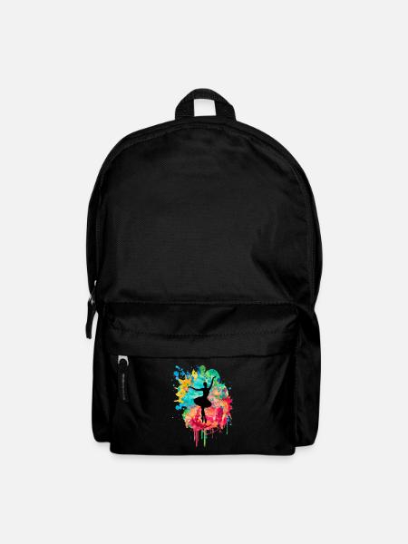 Ballerine dans la danse PopArt - Sac à dos - noir