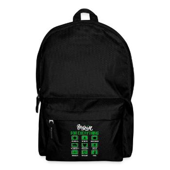 Vegan for everything - Backpack - black - Front