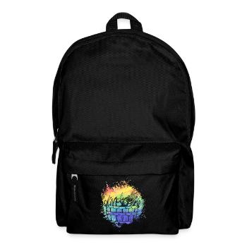 Corbeille de fruits végétalienne - Sac à dos - noir - Devant