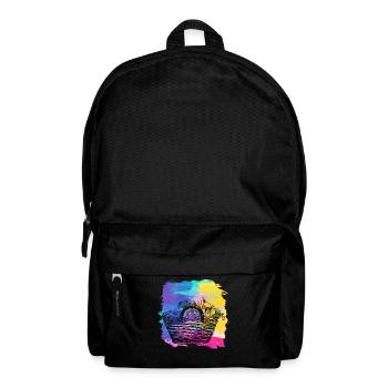 Corbeille de fruits végétalienne - Sac à dos - noir - Devant
