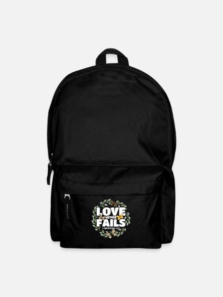 Christlich Bibelvers Religiös Geschenk - Rucksack - Schwarz