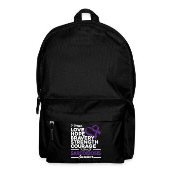 Sarcoidosis Awareness Sarcoidosis Survivor Lil - Backpack - black - Front