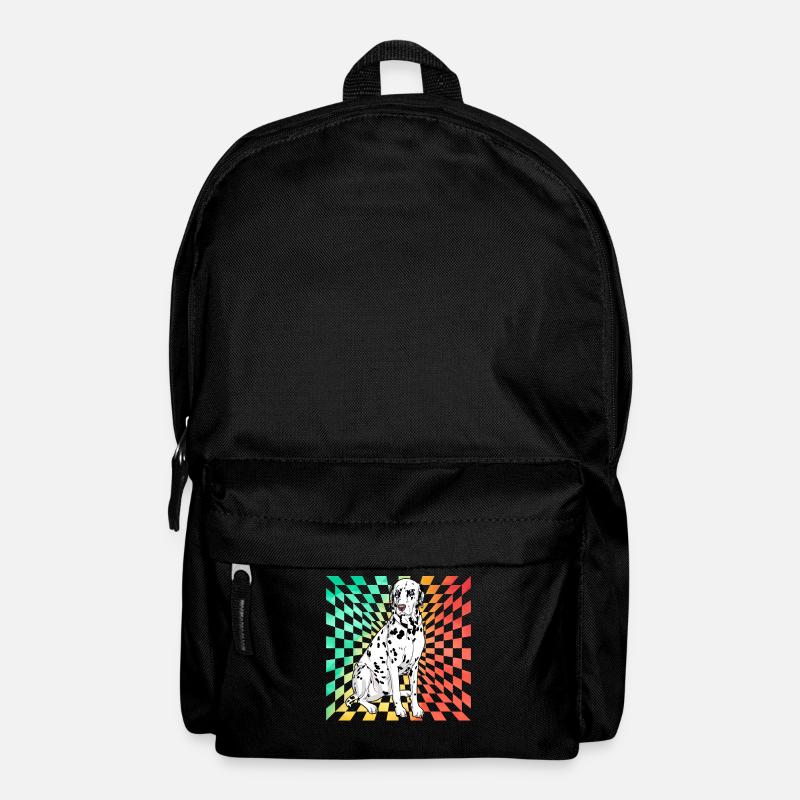 Dalmatiner Retro - Rucksack - Schwarz