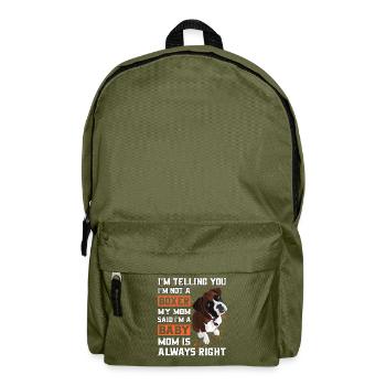 Boxer Bébé Boxer Maman - Sac à dos - vert olive - Devant