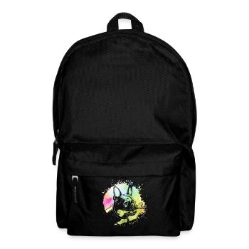 Französische Bulldogge - Rucksack - Schwarz - Vorne