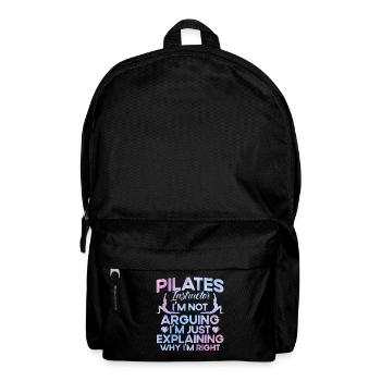 Le Pilates explique pourquoi j’ai raison cadeau - Sac à dos - noir - Devant