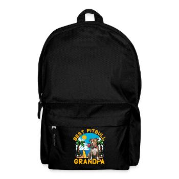 Meilleur grand-père Pitbull - Sac à dos - noir - Devant