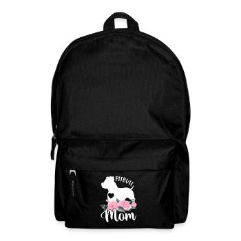 Maman Pitbull - Sac à dos - noir - Devant
