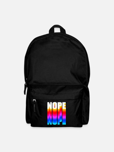Nope NOPE nope - Rucksack - Schwarz