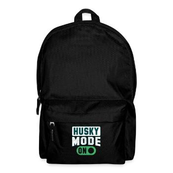 Husky mode on - Rucksack - Schwarz - Vorne