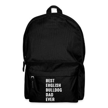 Best English Bulldog Dad ever - Backpack - black - Front