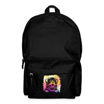 Rottweiler Rétro - Sac à dos - noir - Devant