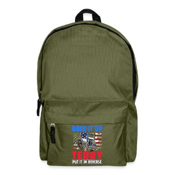 Back it up terry put it in Reverse - Backpack - olive green - Front