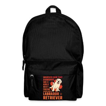 Labrador - Rucksack - Schwarz - Vorne