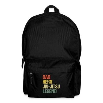 Légende du Jiu-Jitsu Dad Hero - Sac à dos - noir - Devant