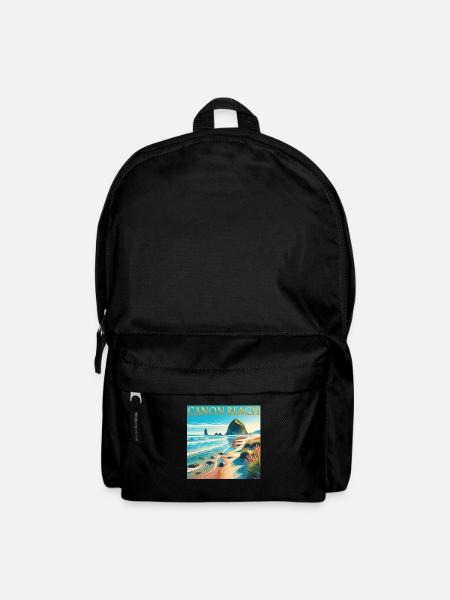 Cannon Beach Oregon Strandurlaub Design - Rucksack - Schwarz